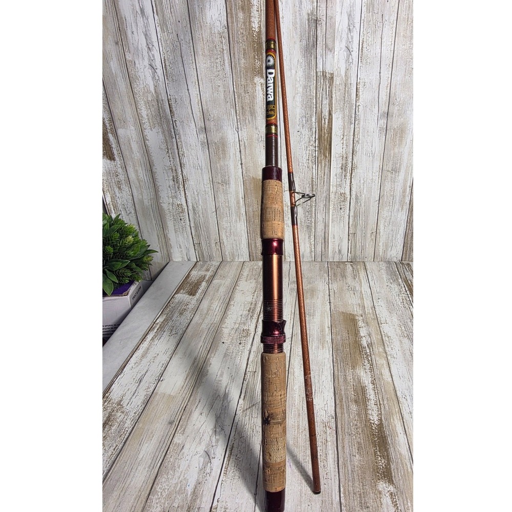 Daiwa 1300 Series 1313 Spinning Fishing Rod 214cm 7ft 2pc Vintage Copper Brown